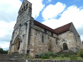 chapelle des p&eacute;nitents en partie d&eacute;truite pendant la guerre de 100 ans mais restaur&eacute;e au 14e