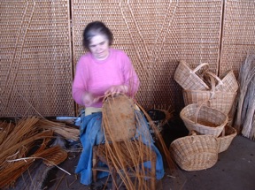 fabricante de paniers d'osier