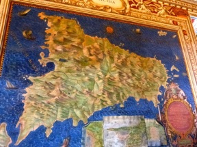 cartes g&eacute;ographiques de r&eacute;gions d'Italie : la Sicile