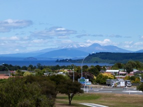 Vue sur le Lac de TAUPO