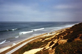 l'Oc&eacute;an Pacifique &agrave; SAN DIEGO