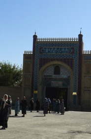 Entr&eacute;e de la r&eacute;sidence d'&eacute;t&eacute; des Emirs de Boukhara