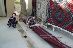 confection de tapis chez un particulier