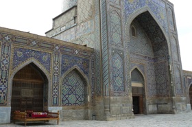 Mosqu&eacute;e Tilla Kari dont les travaux dureront plus de 10 ans de 1646 &agrave; 1659