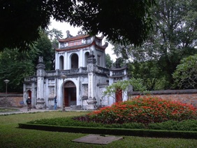 Temple de la Litt&eacute;rature, construit en 1070 par les souverains Ly