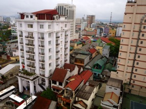 HUE : vues depuis notre chambre d'h&ocirc;tel