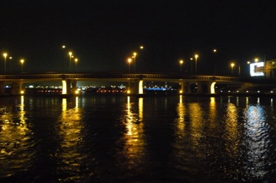 Promenade de nuit sur la Creek