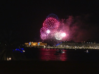 Quelques photos de différents feux d'artifice tirés à l'occasion de la Fête Nationale