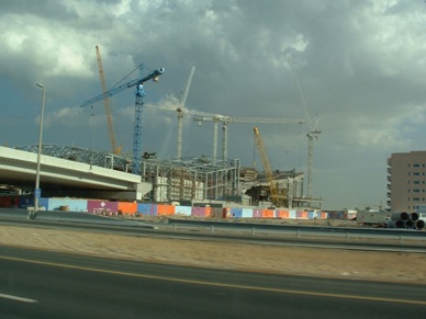 Construction du Mall of the Emirates