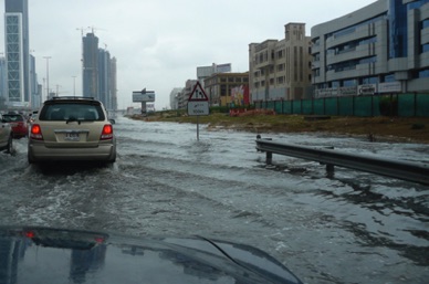 quand il pleut &agrave; Duba&iuml; ...