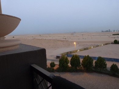 Octobre  : vues depuis le nouvel appartement