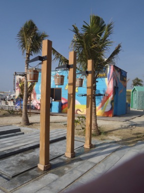 les douches solaires