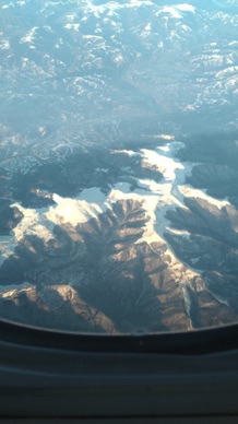 survol des Alpes en f&eacute;vrier ...