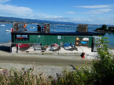 le village paisible de MOERAKI