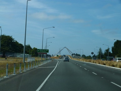 et c'est l'arrivée à CHRISTCHURCH ,notre dernière étape ...